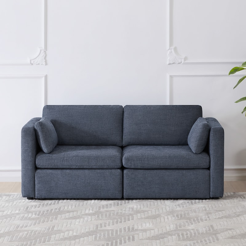 Celia Oversized Modular Sectional Fabric Sofa Set