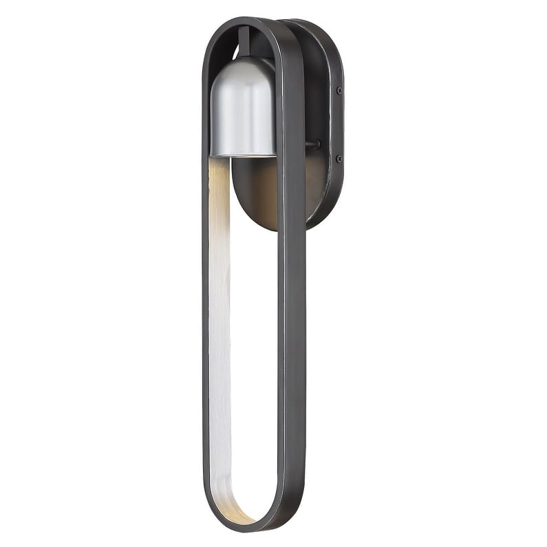 The Great Outdoors 72642 Rocketa 18" Tall Outdoor Wall Sconce with LED