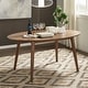 Rondo Mid-Century Walnut Oval Dining Table by iNSPIRE Q Modern - Bed ...