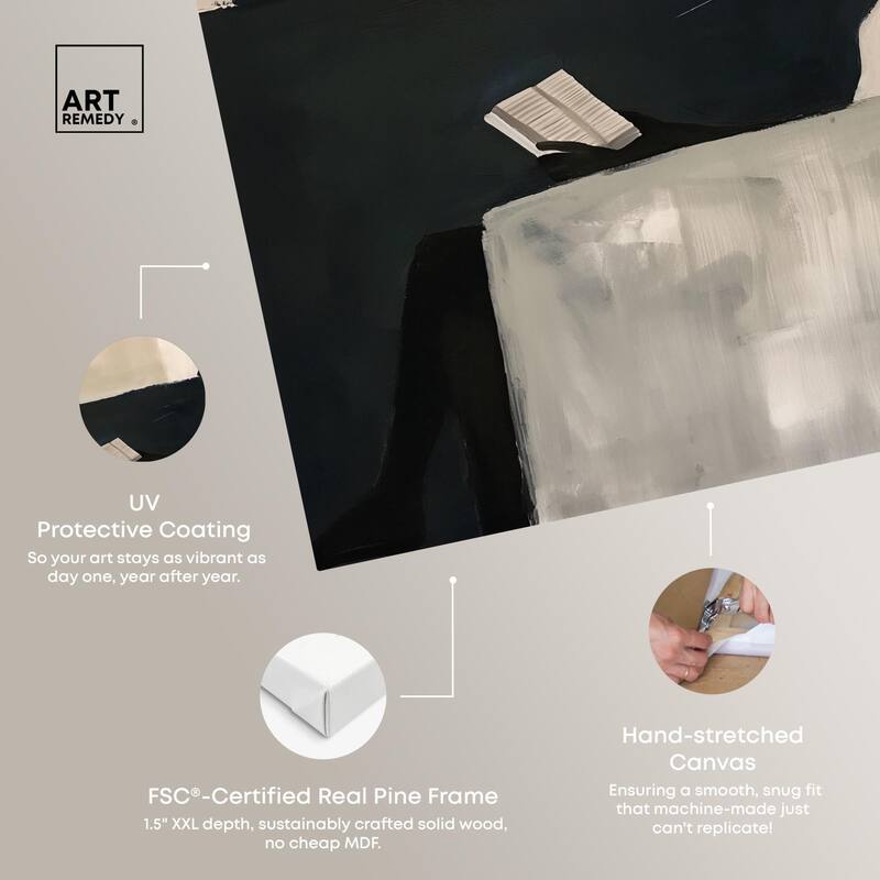 Void Reader III Canvas by Art Remedy, Gallery Wrapped