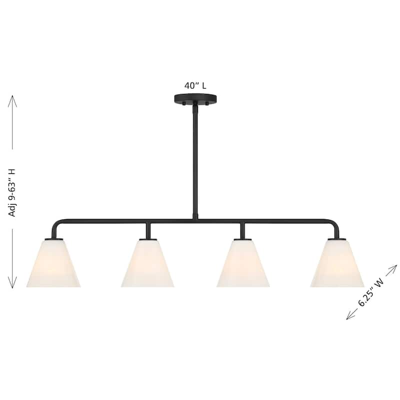 Blair 4-Light Linear Chandelier