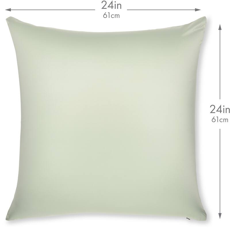 Throw Pillow Cozy Soft Microbead Cadet Grey: 1 Pc