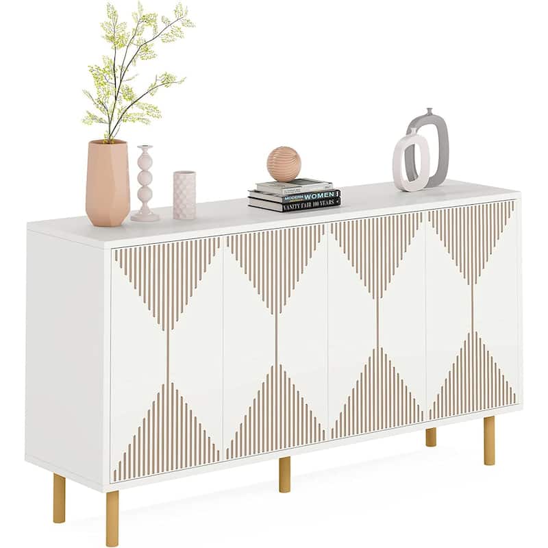 Freestanding Floor Cabinet, Classic 55 inches Sideboard