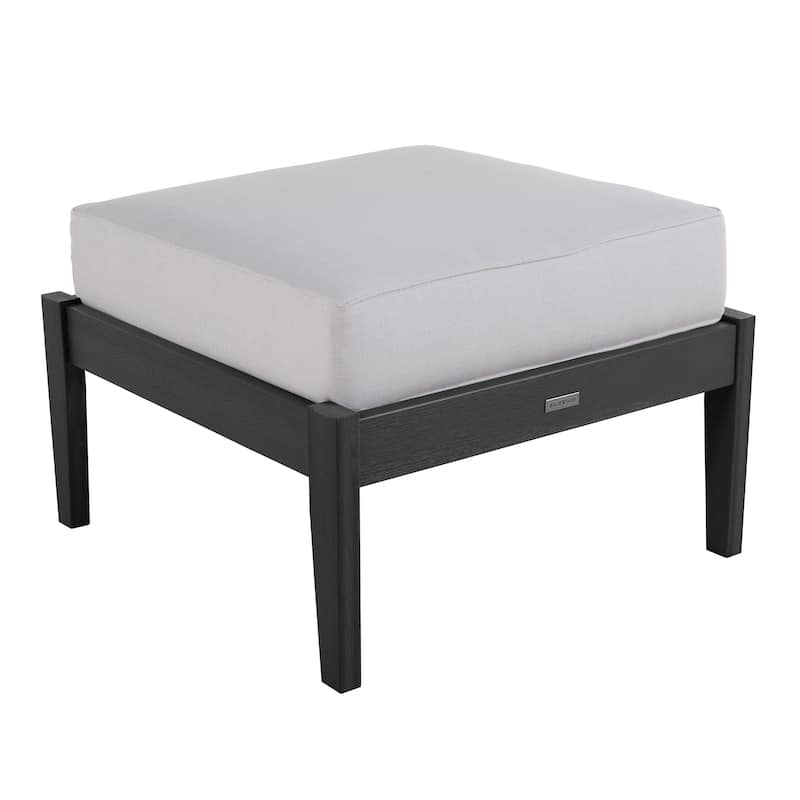 HIGHWOOD Lehigh Deep Seating Ottoman - Bliss Linen