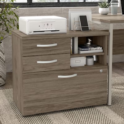 Hybrid Office Storage Cabinet with Drawers by Bush Business Furniture