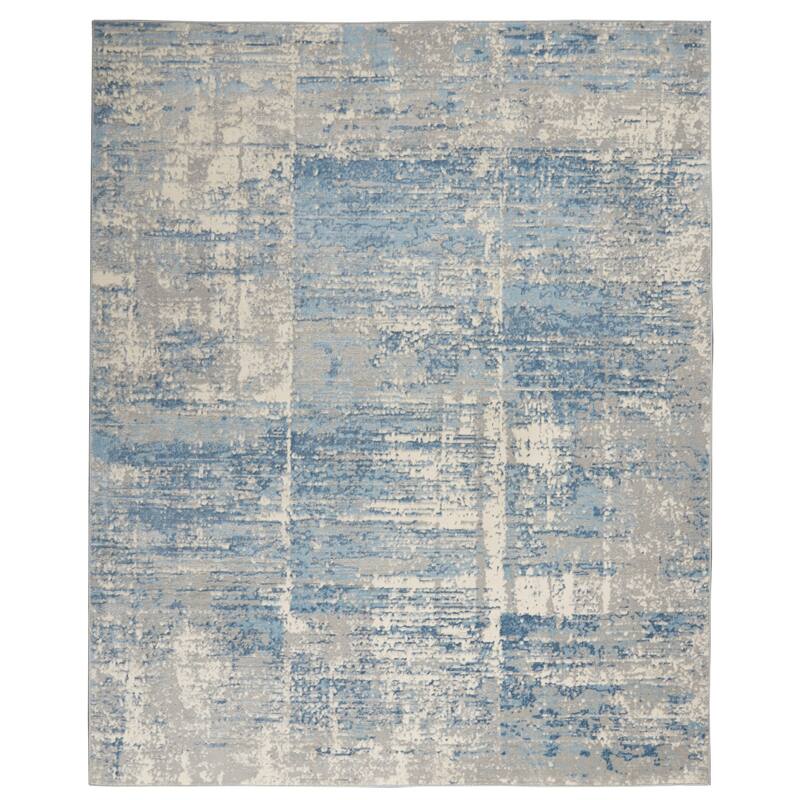 Nourison Solace Distressed Vintage Abstract Area Rug