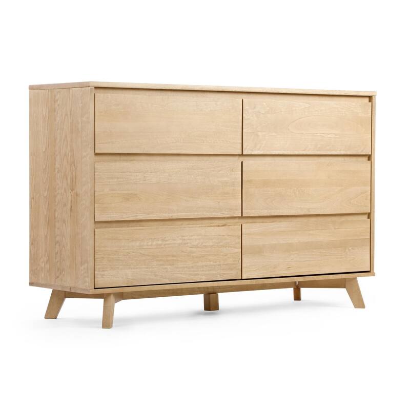 Max and Lily Scandinavian 6 Drawer Dresser