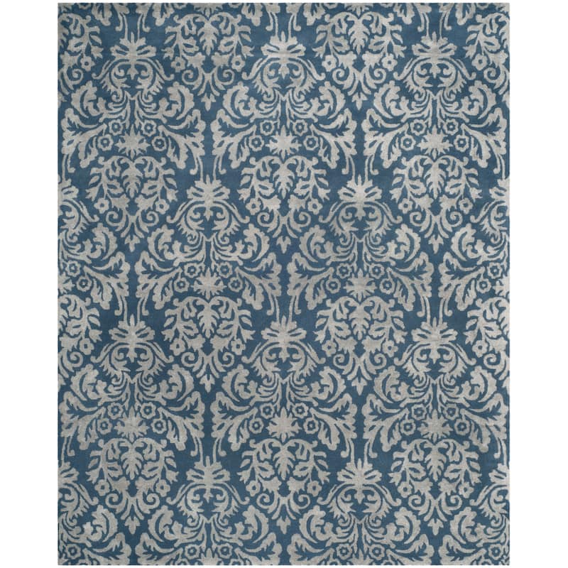 SAFAVIEH Handmade Bella Trea Modern Floral Wool Rug