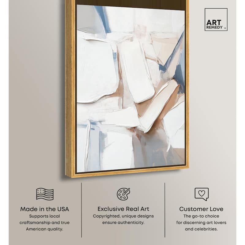 Bone and Beige II Canvas by Art Remedy
