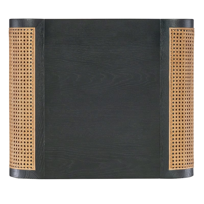 Hooker Furniture M34-80113-99 Cain 26" Wide Oak, Rattan End Table