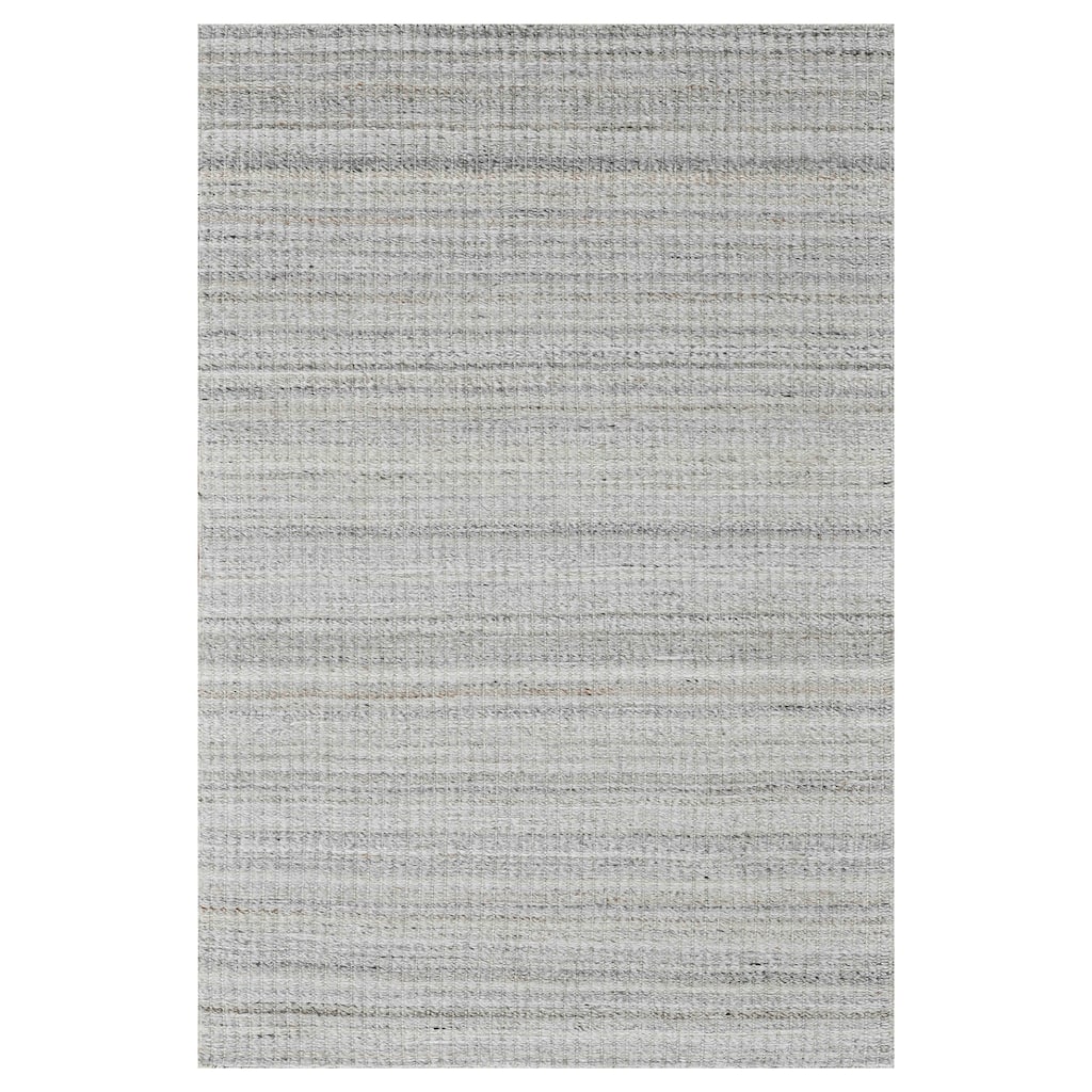 Lineage Gray Heathered Hand-Woven Area Rug 2' x 3'