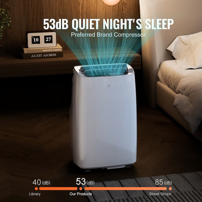 12,000 BTU Portable Air Conditioners, 3-in-1 Portable AC Unit with Remote Control, for 550-700 Sq.Ft, Cool/Dehumidifier