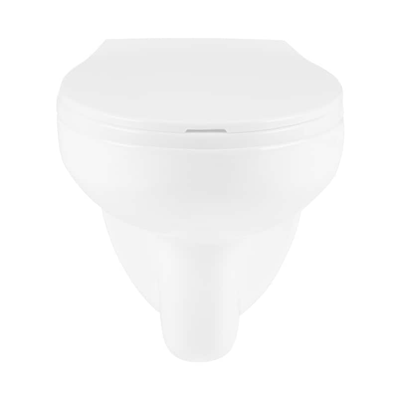 Giovanni Wall-Hung Elongated Toilet Bowl - 25" x 19.29" 22.05"