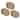 16-inch Round Tufted Indoor/ Outdoor Chair Cushions (Set of 6)