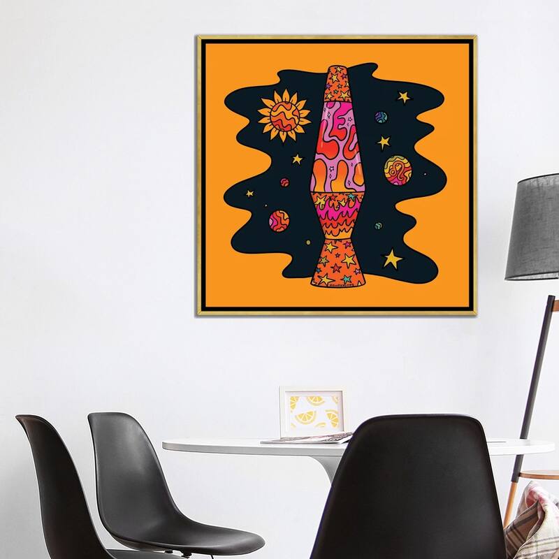 iCanvas "Leo Lava Lamp" by Doodle By Meg Framed Canvas Print