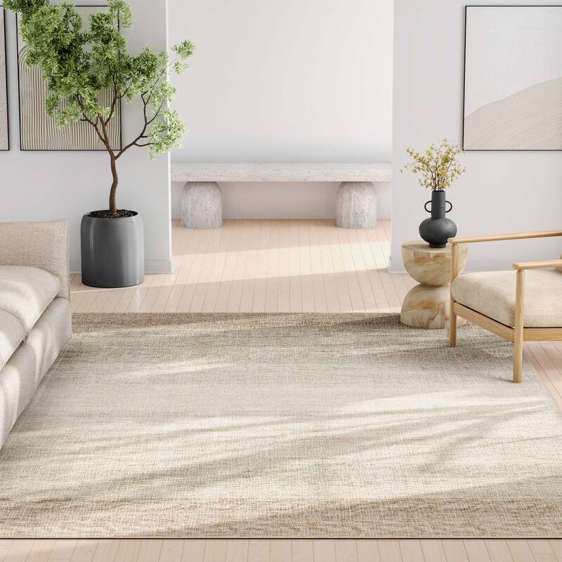 Well Woven Abstract Sunset Vintage Flat-Weave Area Rug