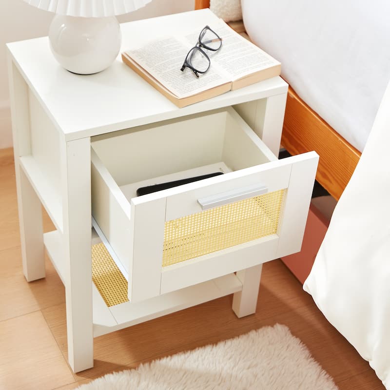 Yak About It® Dorm Room Side Table - White by DormCo