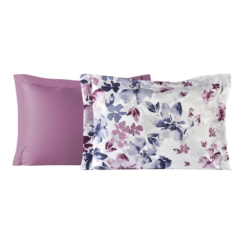 Lanwood Home Monica Reversible 8-Piece Bed-In-A-Bag Comforter Set