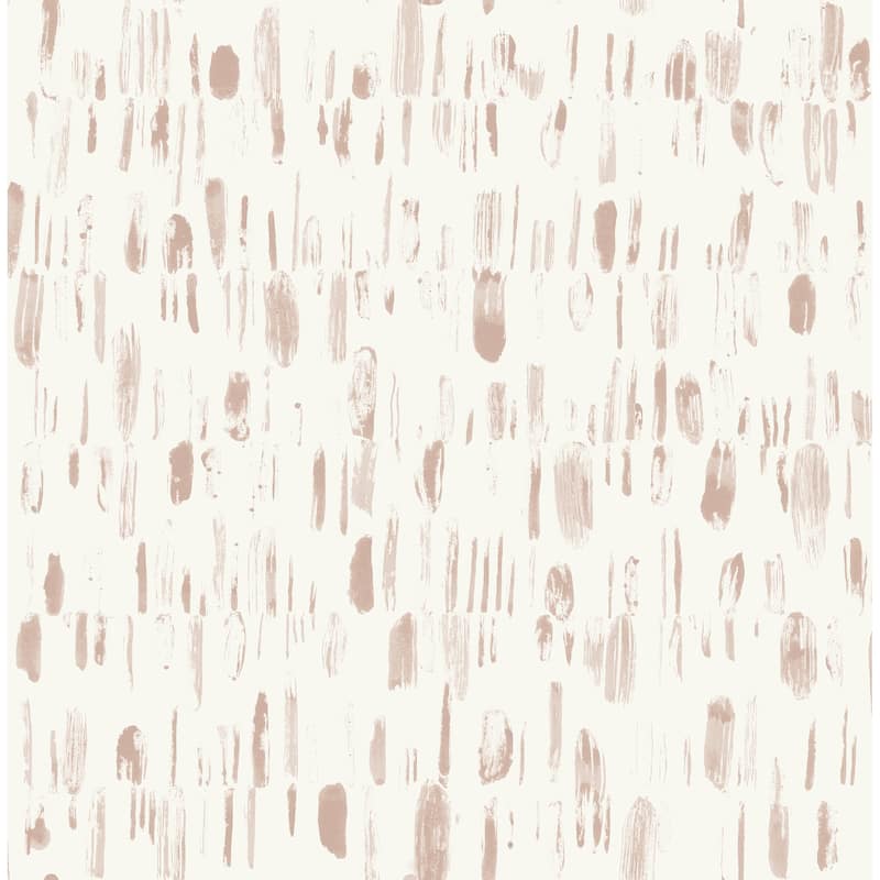 A-Street Prints Dwell Pink Brushstrokes Wallpaper