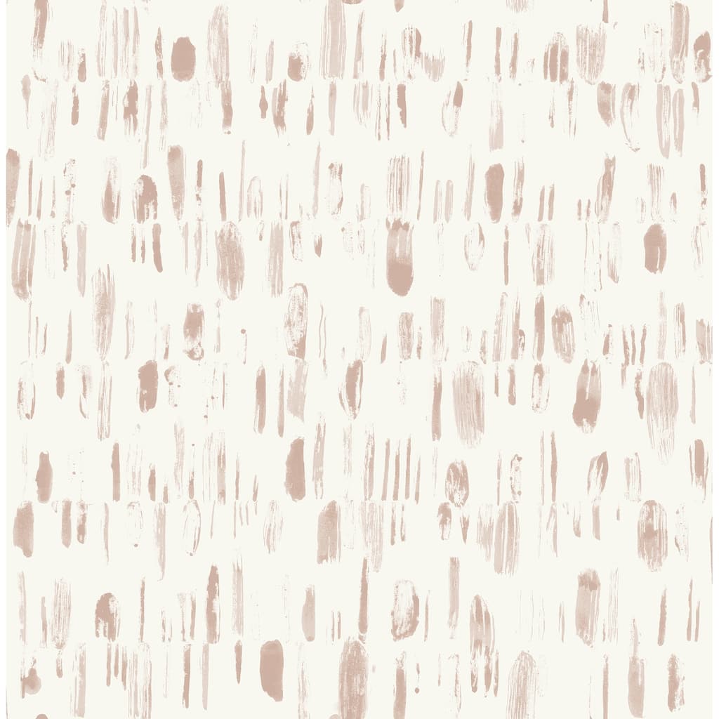 A-Street Prints Dwell Pink Brushstrokes Wallpaper