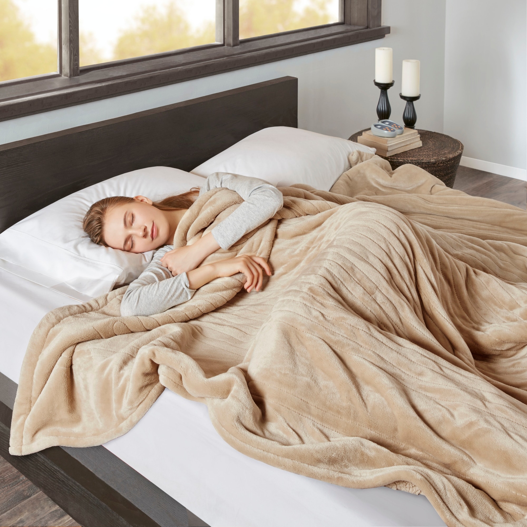 electric blanket queen size fitted