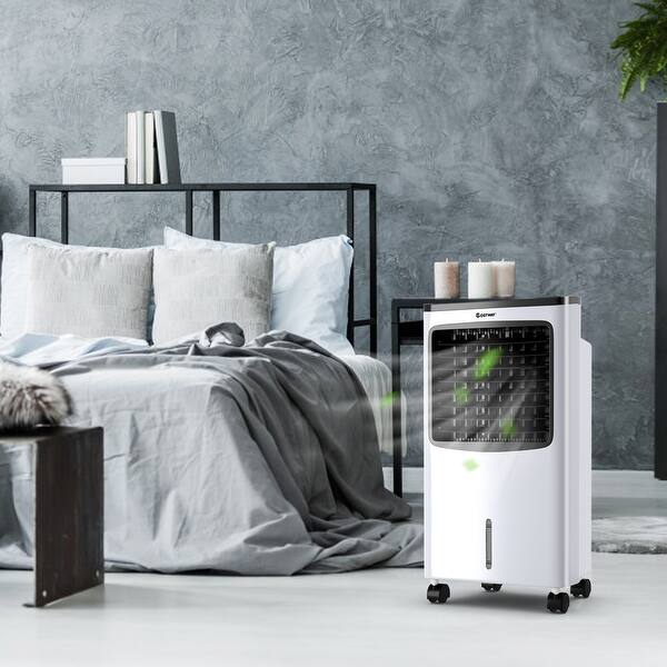 Costway Portable Cooler Fan Filter Humidify Anion W/ Remote Control