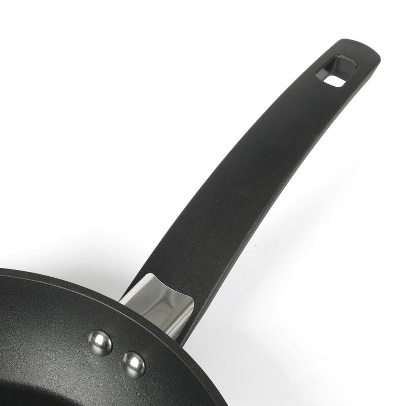 Oster Connelly 7 Piece Aluminum Premium Nonstick Pots and Pans Cookware Set W/ Induction & BakelteStay Cool Handle - Black