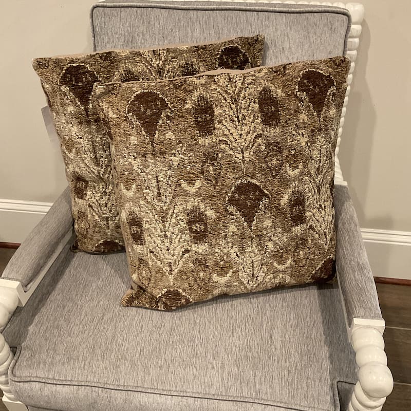 HERAT ORIENTAL Handmade Chenille Throw Pillow Set