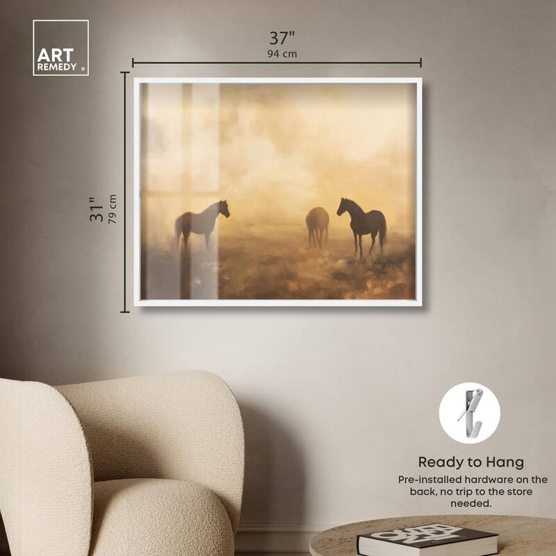 Equine Trio Shadowbox by Art Remedy