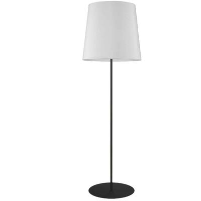 1 Light Transitional Matte Black Luxury Modern Minimalist Floor Lamp
