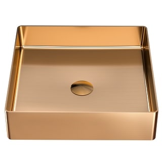 Karran Cinox Stainless Steel Square Vessel Sink