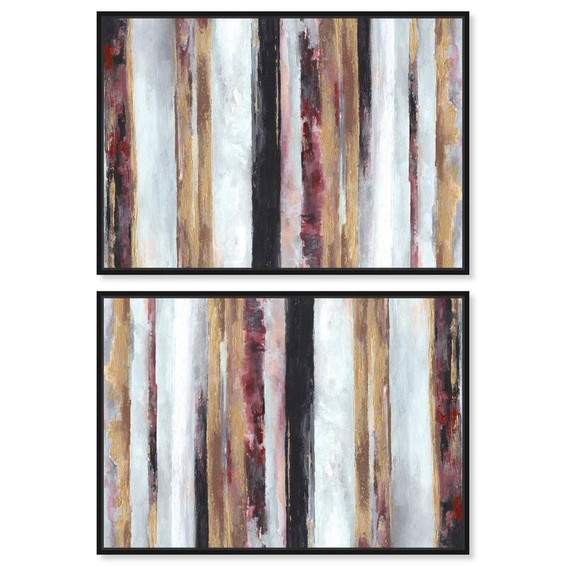 Golden Spark I Canvas by Art Remedy - 24" x 24" - White