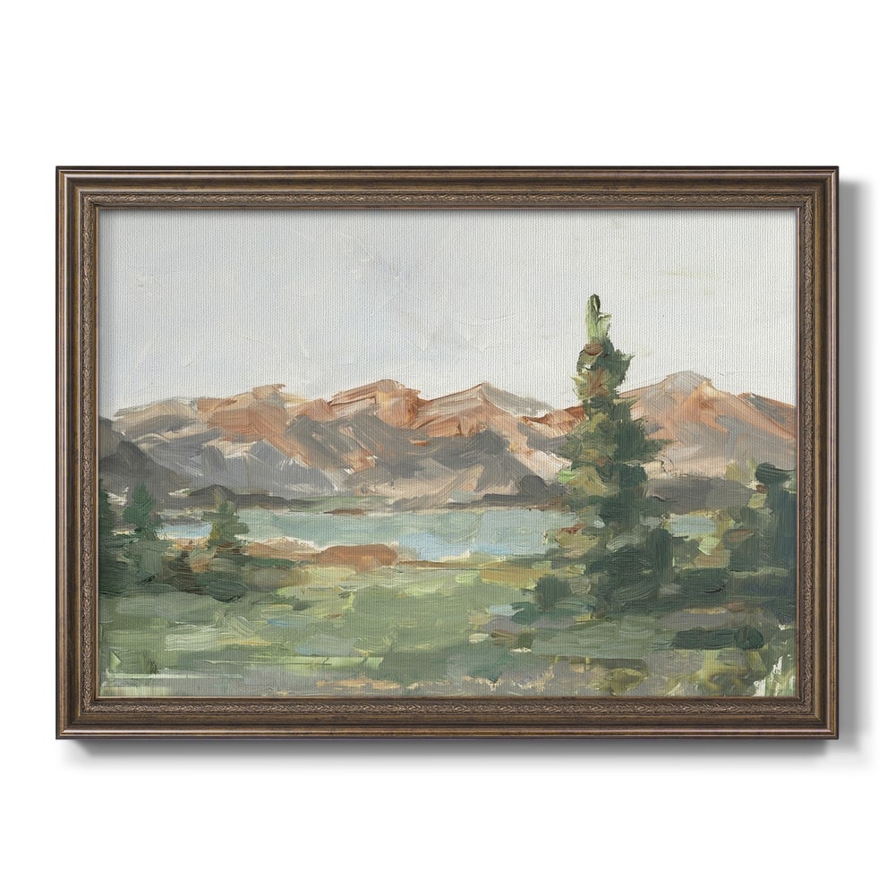 Rusty Mountains II Premium Framed Canvas- Ready to Hang