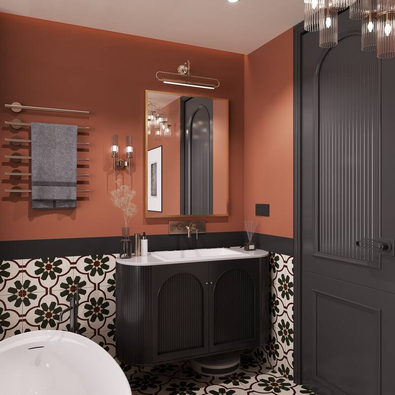 QuivaraView Wall Mounted Aluminum Frame Bathroom Vanity Mirror