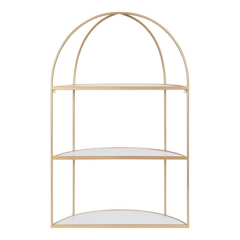 Kate and Laurel Freade Tiered Wall Shelf - 22x8x32