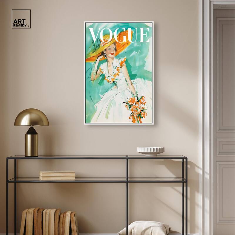 In the Summer Breeze Cover Canvas by Art Remedy