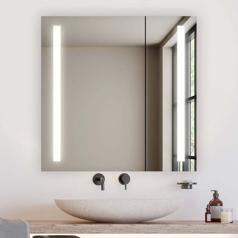 Medicine Cabinet With Light 30W x 30H x 5D - 30"x30"