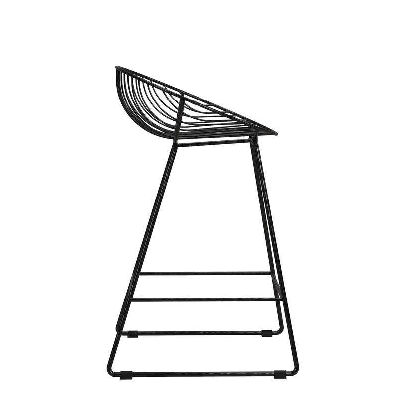 CosmoLiving by Cosmopolitan Ellis 24" Metal Counter Height Bar Stool