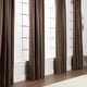preview thumbnail 2 of 6, Chanasya Solid Color Room Darkening Window Curtain Panel Pair (Set of 2)