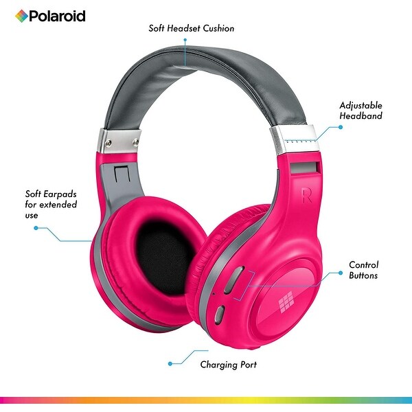 polaroid noise cancelling headphones