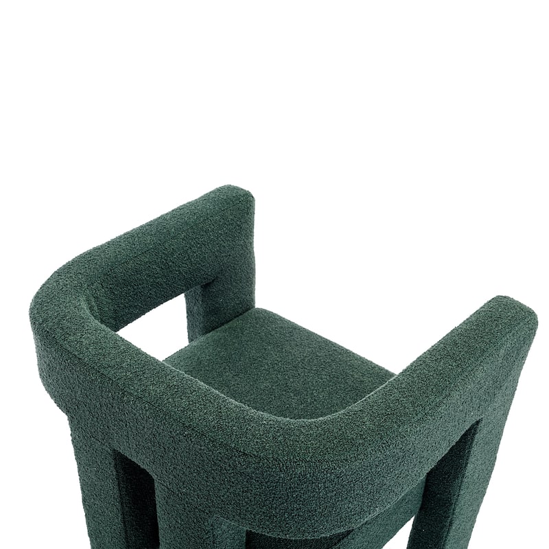 Fabric Upholstered Accent Dining Chair for Kitchen 2PCS