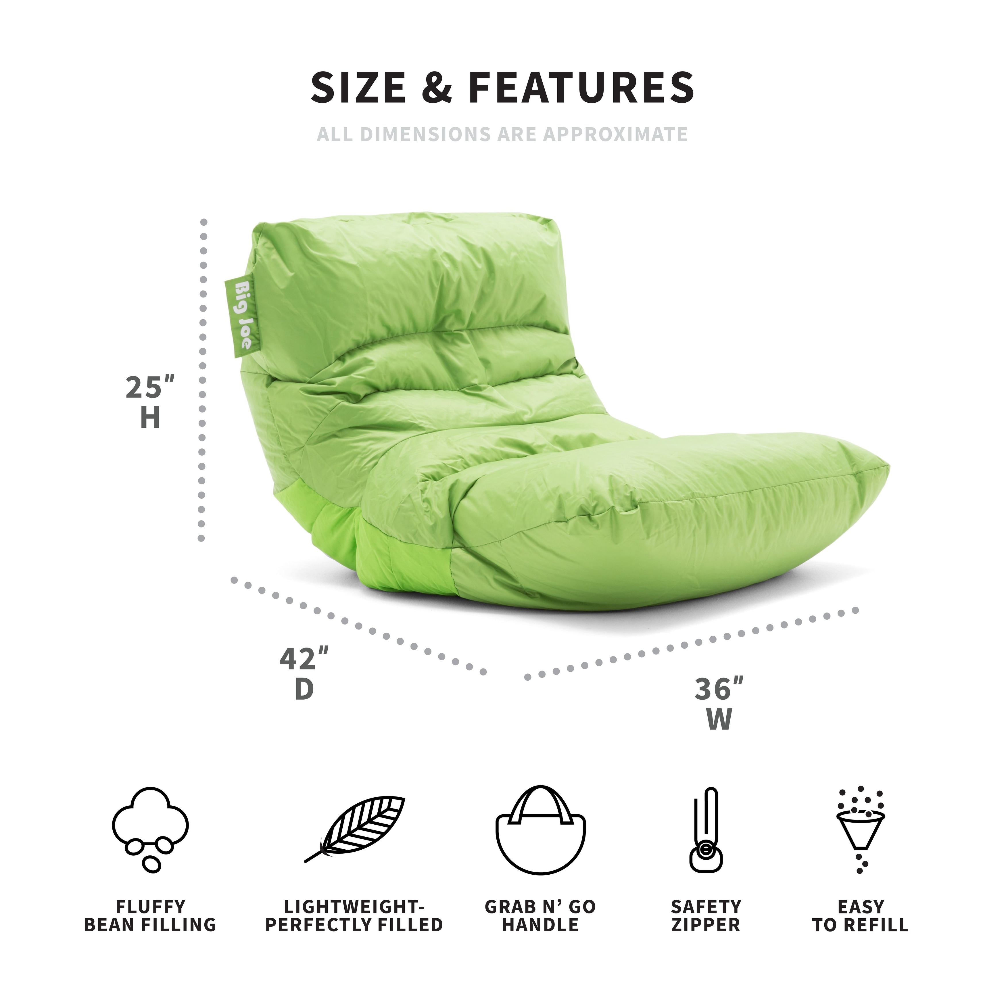 Big joe online floor chair