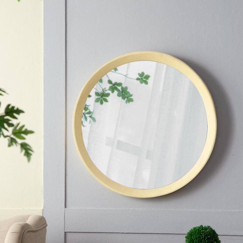 Round wall mirror for living room