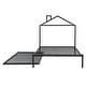 preview thumbnail 1 of 76, Metal Platform Bed With Twin Size Trundle,House-Shaped Headboard Design