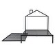 preview thumbnail 64 of 174, Whimsical Metal Platform Bed with House-Shaped Headboard