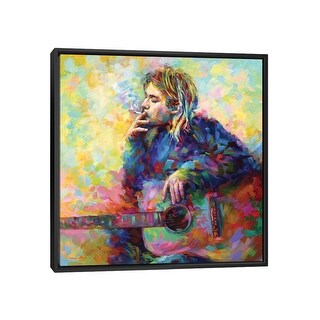 iCanvas "Kurt Cobain" by Leon Devenice Framed Canvas Print - Bed Bath ...