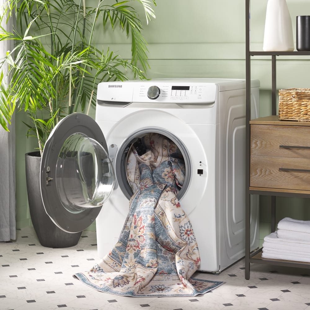 SAFAVIEH Arizona Urmi Machine Washable Slip Resistant Vintage Oriental