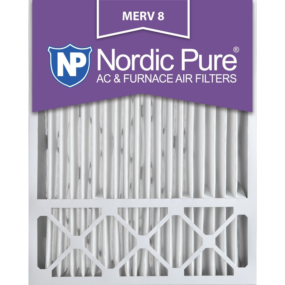 Nordic Pure 20x25x5 Lennox X6673 X6675 Replacement Pleated MERV 8