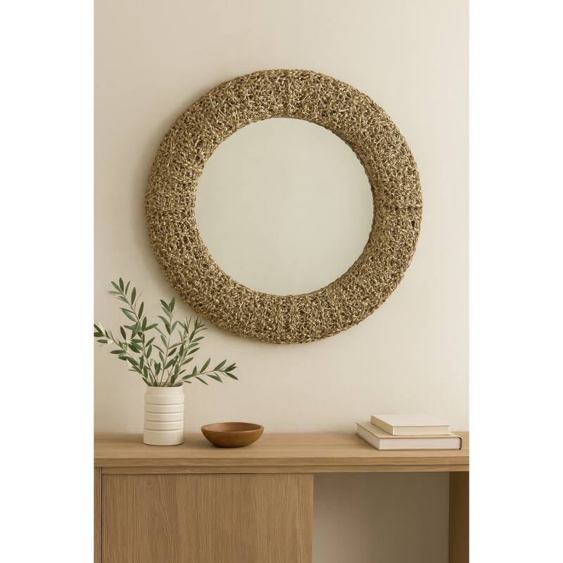 Varaluz Tangled Wall Mirror - Natural Rope