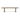 Rectangular Wood Dining Table with Extension Leaf in Sand Wash and Age Brass - Sand Wash/Age Brass
